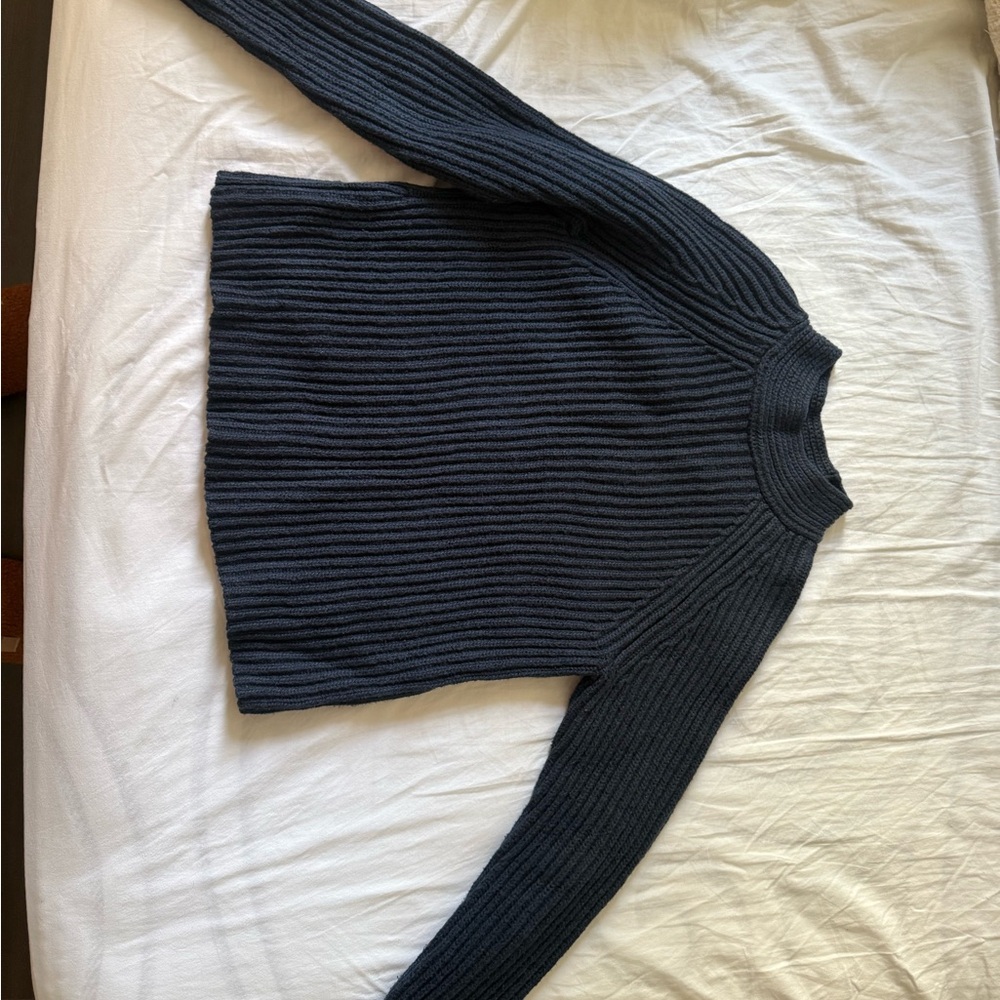 Banana Republic Navy Ribbed Sweater
